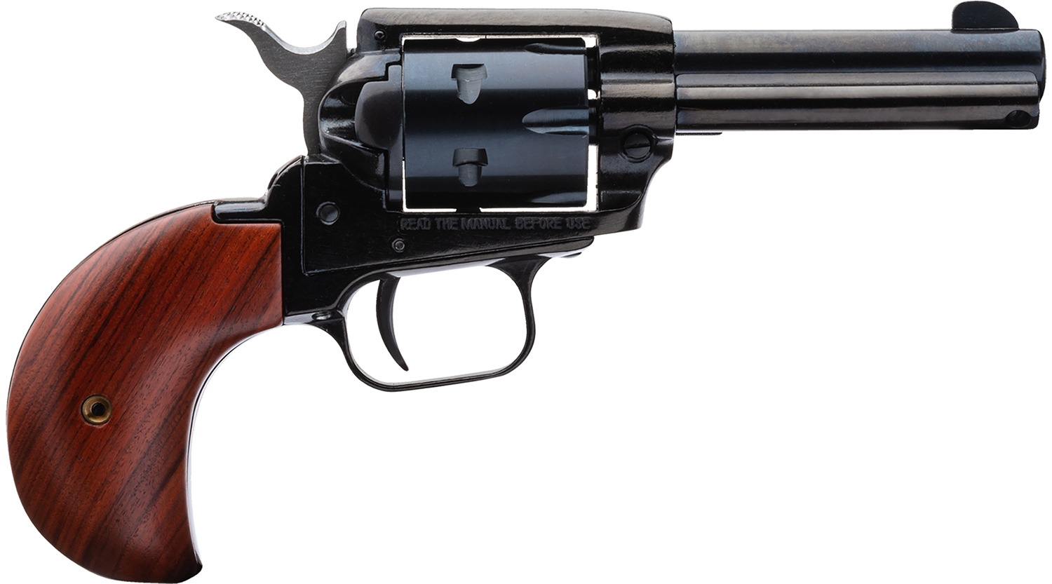 Heritage Mfg RR22MB3BH Rough Rider 22 LR/22 WMR 6 Shot, 3.50" Black Steel Barrel, Cylinder & Zinc Alloy Frame, Cocobolo Bird Head Grip, Hammer/Thumb Safety, Exposed Hammer 3 Heritage Mfg RR22MB3BH Rough Rider 22 LR/22 WMR 6 Shot, 3.50" Black Steel Barrel, Cylinder & Zinc Alloy Frame, Cocobolo Bird Head Grip, Hammer/Thumb Safety, Exposed Hammer