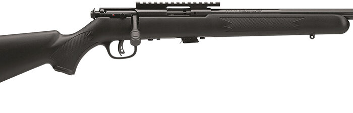 Savage Arms 93207 93 FV-SR Full Size 22 WMR 5+1 16.50" Matte Black Heavy Barrel, Matte Black Picatinny Rail Carbon Steel Receiver, Matte Black Fixed Synthetic Stock, Right Hand