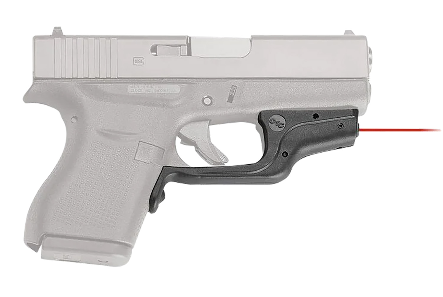 Crimson Trace 0143801 LG-443 Laserguard Compatible w/Glock 42/43, Red Laser Black Polymer 3 Crimson Trace 0143801 LG-443 Laserguard Compatible w/Glock 42/43, Red Laser Black Polymer