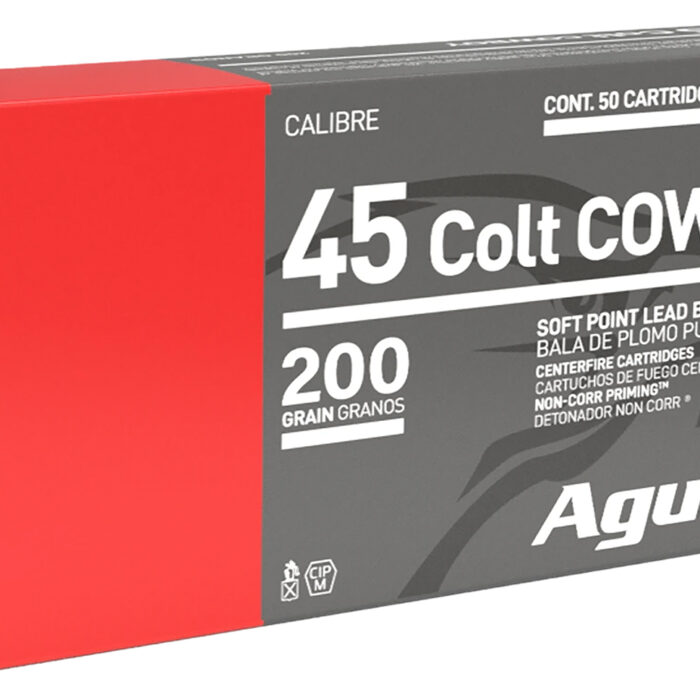 Aguila 1E454319 Cowboy Action  45Colt 200gr Soft Point 50 Per Box/10 Case