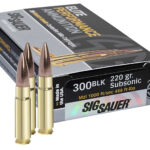 Sig Sauer E300A220 Elite Match Grade 300Blackout 220gr Open Tip Match 20 Per Box/25 Case 2 96700
