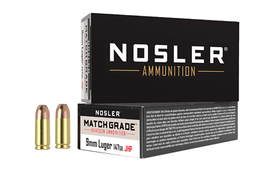 NOSLER ASP 9MM 147GR JHP 50/500 3 NOSLER ASP 9MM 147GR JHP 50/500