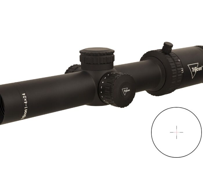 TRIJICON CREDO 1-4X24 BLK 30MM MRAD RED