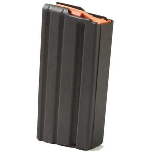 ASC AR Family Rifle Magazine Orange Follower .223 Black Stainless Steel 20/rd