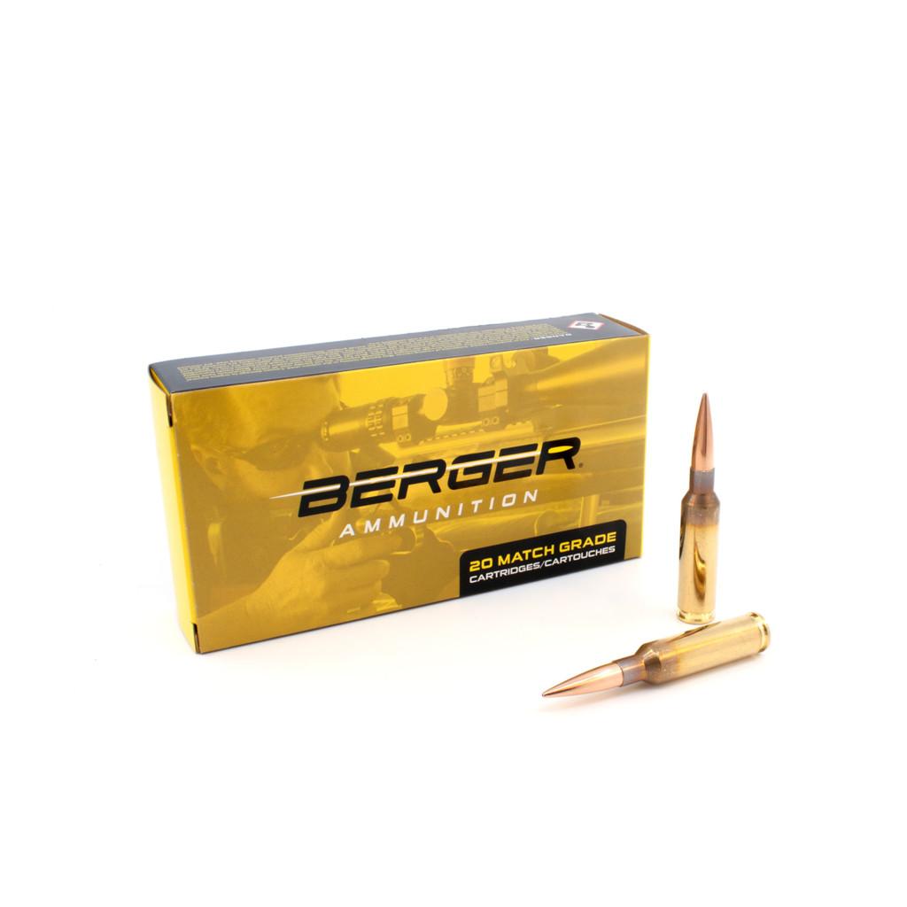 Berger Target Rifle Ammunition 6.5 Creedmoor 153.5 gr LRHT 2702 fps 20/ct 3 Berger Target Rifle Ammunition 6.5 Creedmoor 153.5 gr LRHT 2702 fps 20/ct