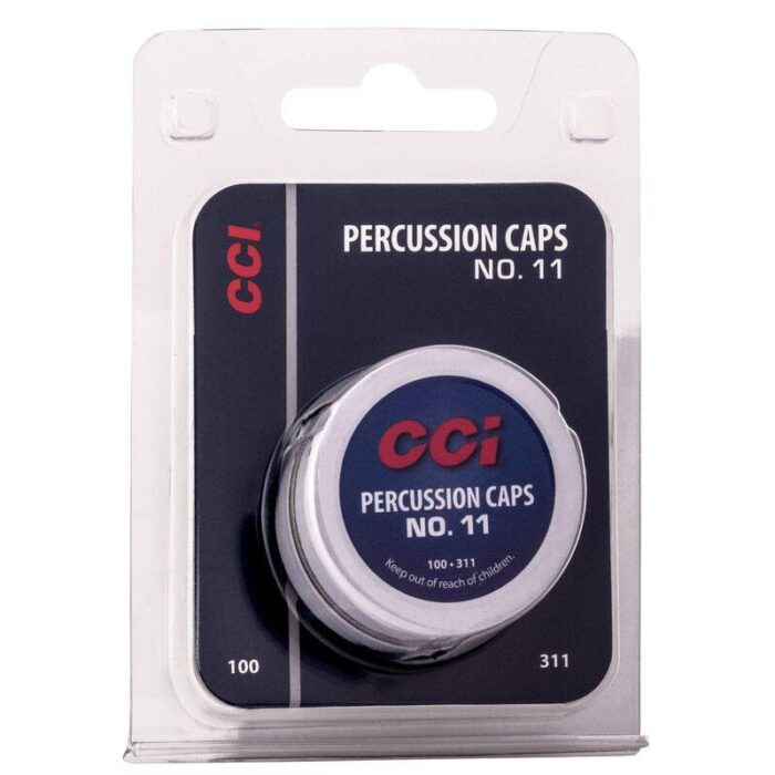 CCI #11 Percussion Caps for Muzzleloading - 1000/ct