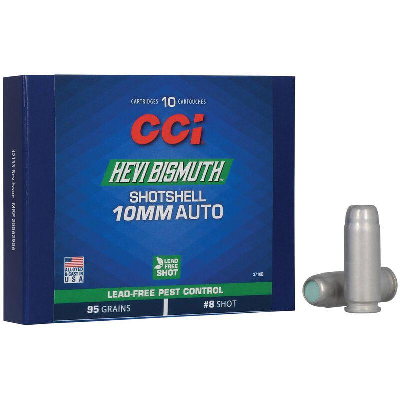 CCI Pest Control Bismuth Shotshell Ammunition 10mm Auto 8 shot 1300 fps 10/ct 3 CCI Pest Control Bismuth Shotshell Ammunition 10mm Auto 8 shot 1300 fps 10/ct