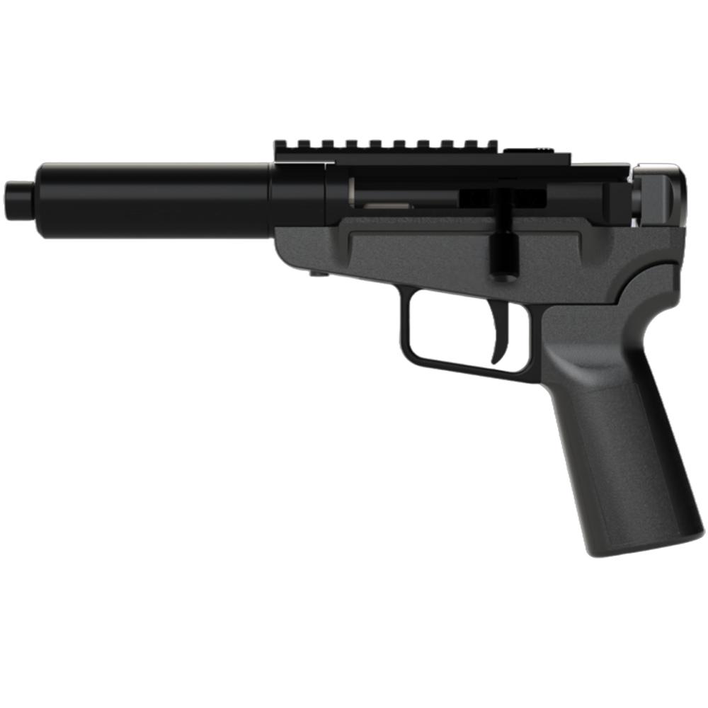 Dark Mountain Arms Stowaway Handgun 5.7x28 Single Shot 5" 1/2x28 Threaded Barrel Black with Brace Adapter 3 Dark Mountain Arms Stowaway Handgun 5.7x28 Single Shot 5" 1/2x28 Threaded Barrel Black with Brace Adapter