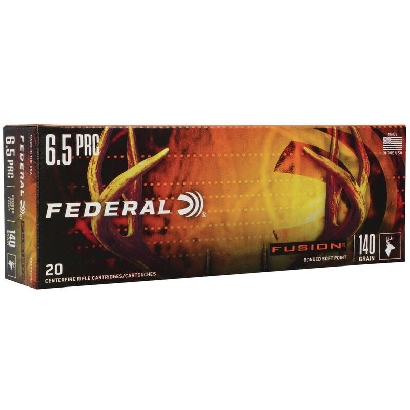 Federal Fusion Rifle Ammunition 6.5 PRC 140 gr. SP 2925 fps 20/ct 3 Federal Fusion Rifle Ammunition 6.5 PRC 140 gr. SP 2925 fps 20/ct