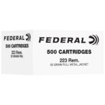 Federal Bulk Rifle Ammunition .223 Rem 55gr FMJ 3240 fps 500/ct 2 https3A2F2Fmedia.chattanoogashooting.com2Fimages2Fproduct2FFAFC223F5002FFAFC223F5001