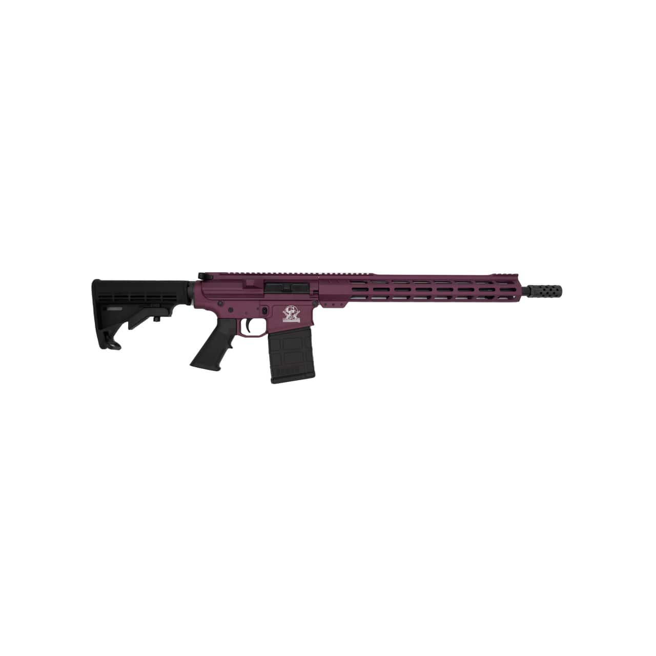 GLFA AR-15 Rifle .308 Win 10rd Magazine 16" Stainless Barrel 15" MLOK Rail Black Cherry Finish 3 GLFA AR-15 Rifle .308 Win 10rd Magazine 16" Stainless Barrel 15" MLOK Rail Black Cherry Finish