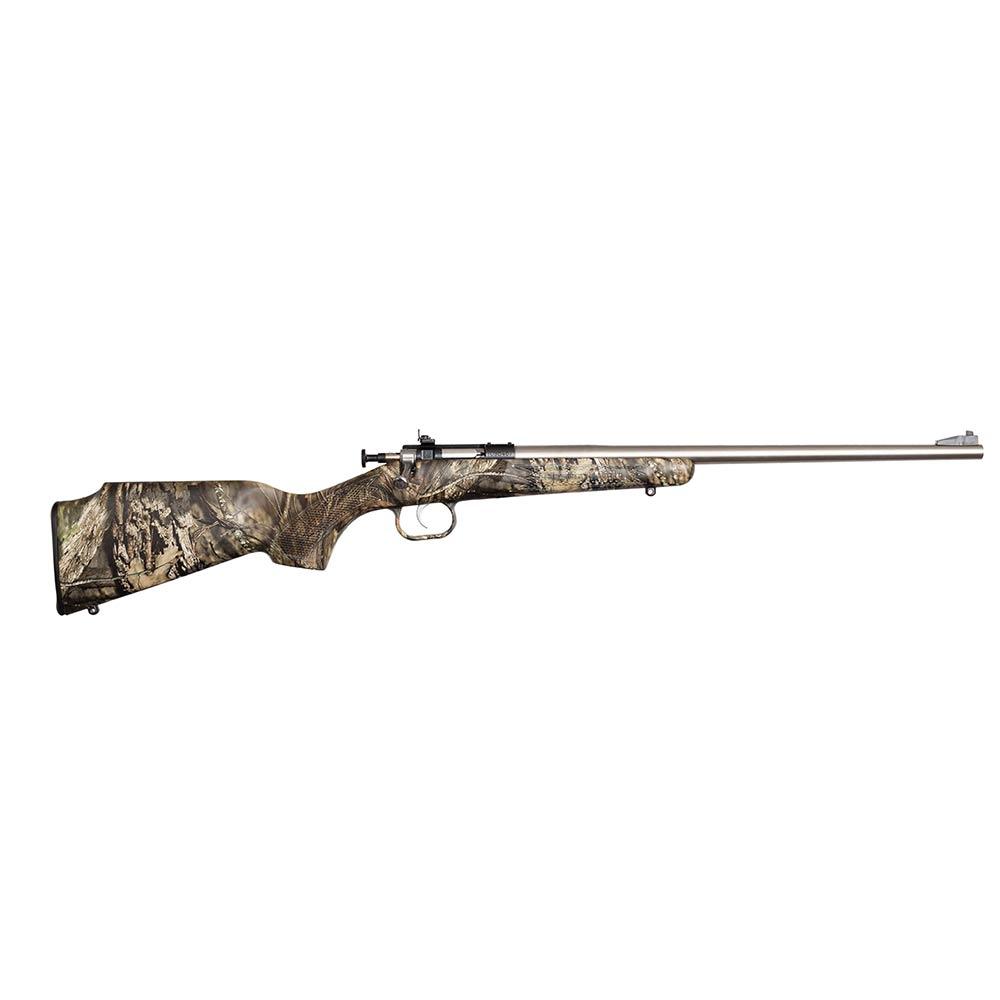Keystone Crickett Rifle .22 LR Single Shot 16.1" Stainless Barrel Mossy Oak Break Up Synthetic Stock