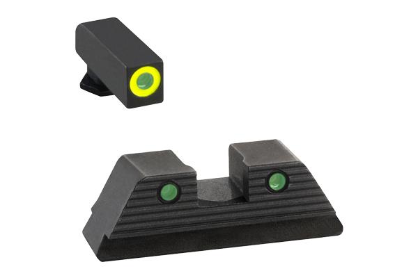 Ameriglo Glock Trooper Night Sight Set MOS Compatible For Glock 1719 22 23 24 26 27 33 34 35 Gen 1-4