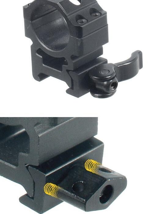 Leapers UTG 2-Piece Max Strength LE Grade Picatinny Rings - 22mm Width 1"  - Medium