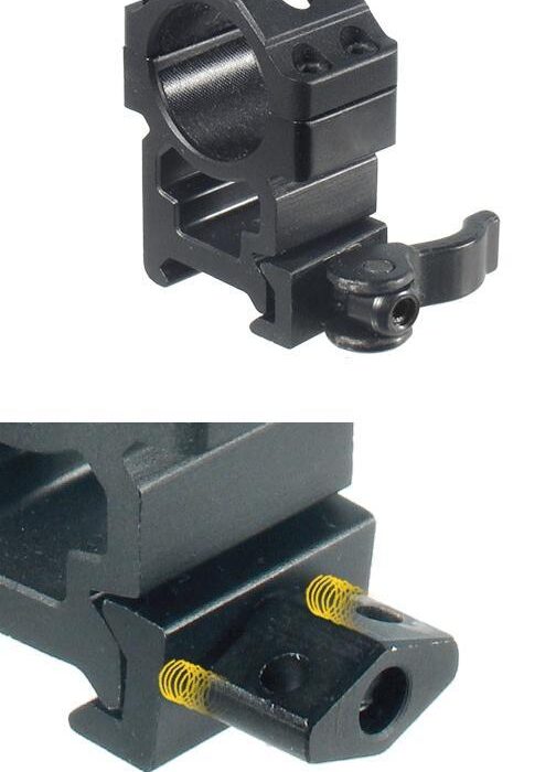 Leapers UTG 2-Piece Max Strength LE Grade Picatinny Rings - 22mm Width 1" - High