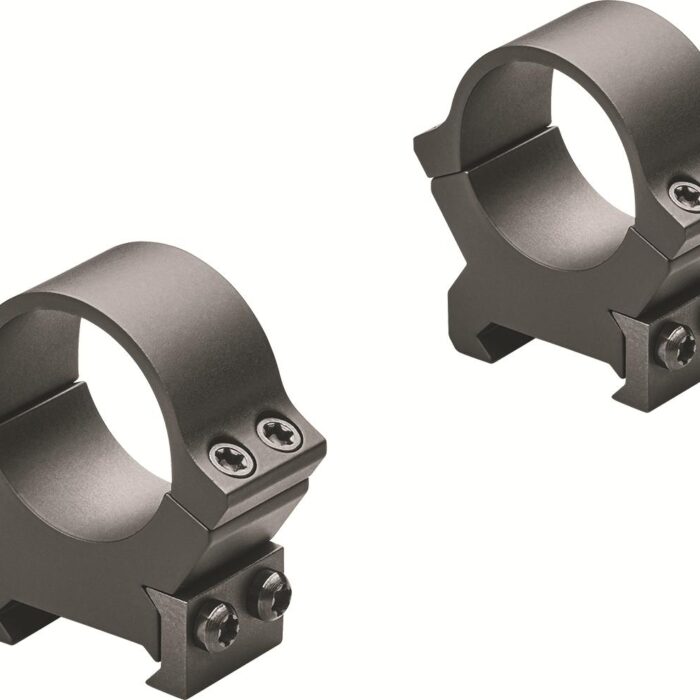 Leupold 2-Piece Precision-Fit PRW2 Weaver-Style Permanent Rings 1" Low - Matte Black