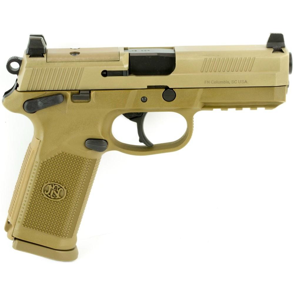 FN FNX-45 Tactical Handgun .45 ACP 10rd Magazines(2) 5.3" Barrel FDE Night Sights 3 FN FNX-45 Tactical Handgun .45 ACP 10rd Magazines(2) 5.3" Barrel FDE Night Sights