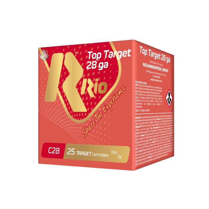 Rio Top Target Shotshells 28ga 2-3/4" 3/4oz 1300 fps #8 25/ct