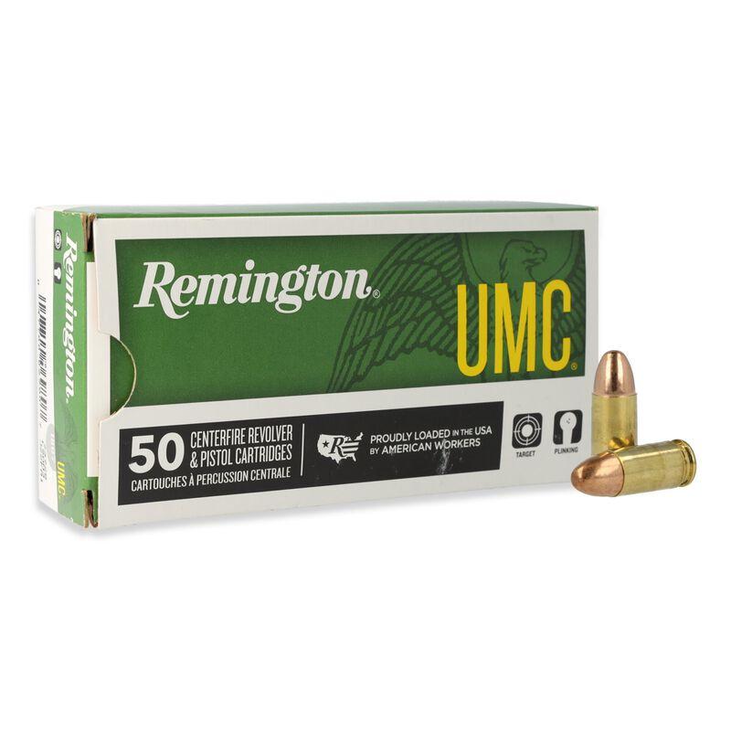 Remington UMC Handgun Ammunition 9mm Luger 147 gr FMJ 990 fps 50/ct 3 Remington UMC Handgun Ammunition 9mm Luger 147 gr FMJ 990 fps 50/ct
