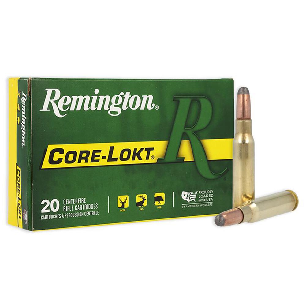 Remington Core-Lokt Rifle Ammunition .308 Win 180 gr SP 2620 fps 20/ct 3 Remington Core-Lokt Rifle Ammunition .308 Win 180 gr SP 2620 fps 20/ct