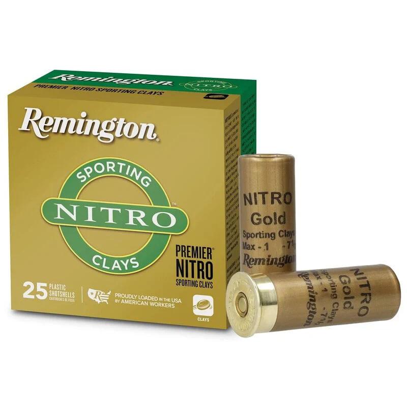 Remington Premier Nitro Sporting Clays Shotshells 12ga 2-3/4" 7/8oz 1325 fps #7.5 25/ct 3 Remington Premier Nitro Sporting Clays Shotshells 12ga 2-3/4" 7/8oz 1325 fps #7.5 25/ct