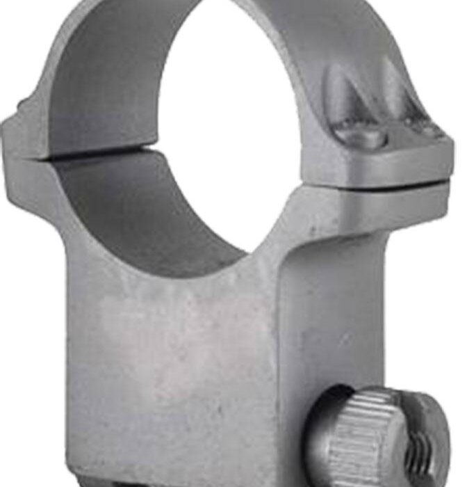 Ruger Steel Scope Ring - Single (6KHM) 1" Extra High 1.187" Height - Hawkeye Matte Stainless Finish