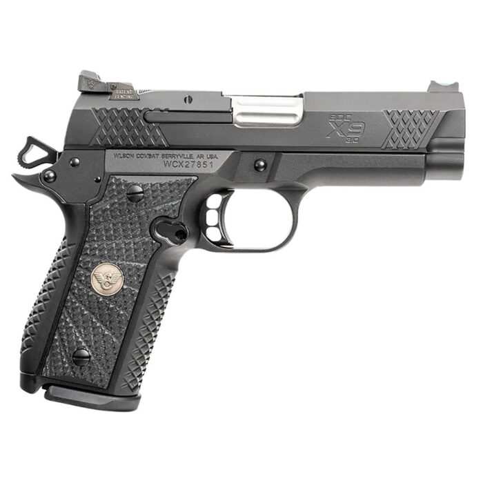 Wilson Combat EDC X9 2.0 Handgun 9mm Luger 15rd Magazine(2) 4" Barrel Non-Lightrail Armor-Tuff Slide Anodize Frame