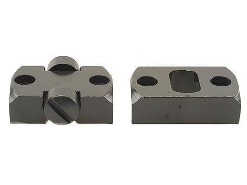 Weaver 2-Piece Grand Slam Steel Dovetail Scope Base - CVA Round Receiver Black