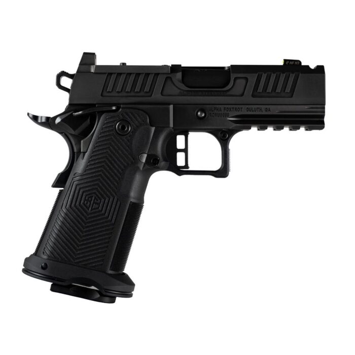 Alpha Foxtrot AF1911 Romulus Handgun 9mm Luger 17rd (1) & 19rd (1) Magazines 3.5" Ported Barrel Black RMSc