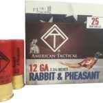 AMERICAN TACTICAL 12G GAME LOAD #4 1OZ 2.75" 25RD BX 250RD CASE 1 image full 6260 9415d3951736e398531e27c96f999923