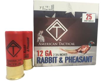 AMERICAN TACTICAL 12G GAME LOAD #4 1OZ 2.75" 25RD BX 250RD CASE