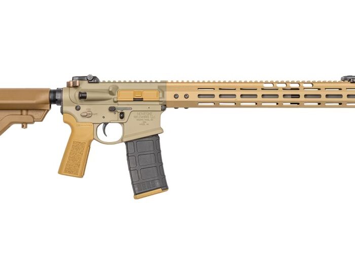 NOVESKE 5.56 16" M4 BBL, 15" MLOK RAIL FDE CERAKOTE 1-30RD PMAG