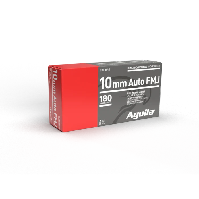 AGUILA 10MM AUTO 180GR FMJ 50RD BOX 20 BXS PER CS