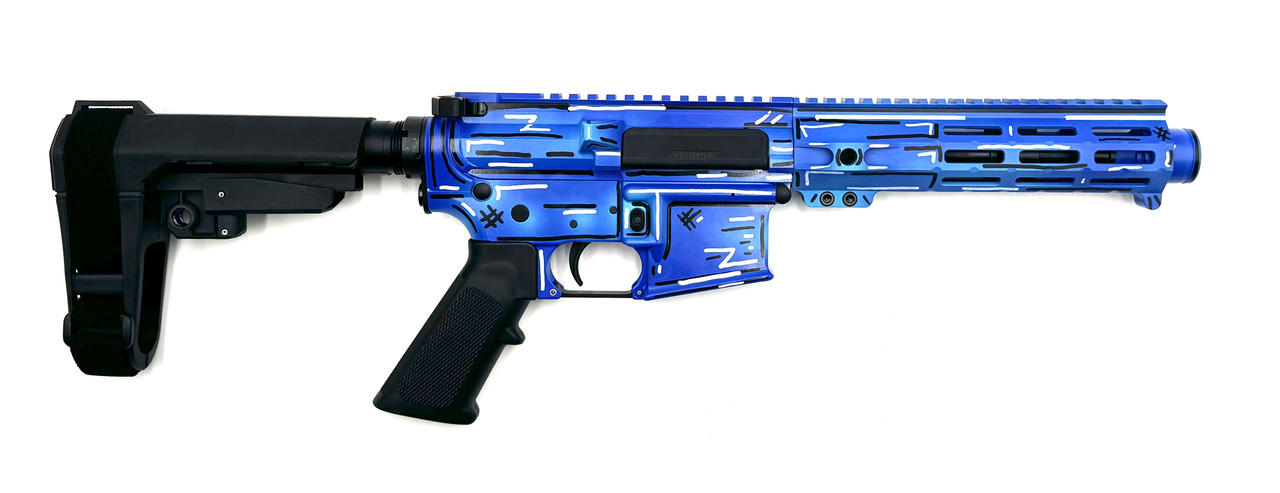 ZEUS ARMS AETHER STITCH 5.56 PISTOL 7.5" SBA3 BRACE 1-30RD MAG 3 ZEUS ARMS AETHER STITCH 5.56 PISTOL 7.5" SBA3 BRACE 1-30RD MAG