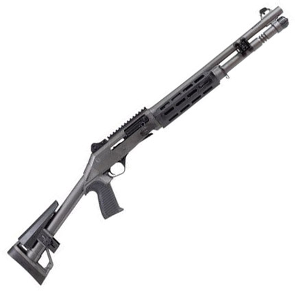 PANZER ARMS M4 SPEED PRO 12G 18.5" PORTED BBL, GREY, MLOK HG, 5RD 3 PANZER ARMS M4 SPEED PRO 12G 18.5" PORTED BBL, GREY, MLOK HG, 5RD