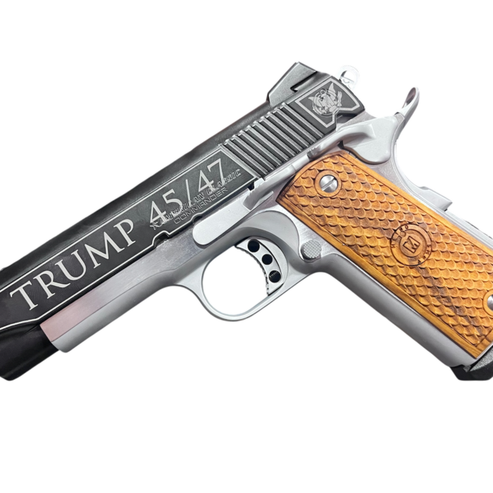 AMERICAN CLASSIC COMMANDER 1911 9MM 4.25" TRUMP 45/47 CHROM/BLACK 9RD
