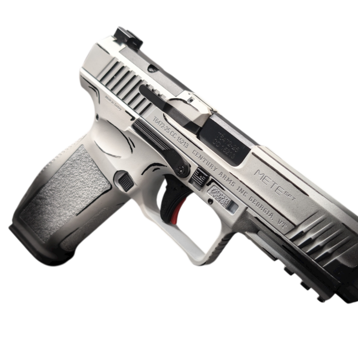 CENTURY CANIK METE SFT ONE SERIES DOODLE 9MM PSTL 4.46" WHITE/BLACK  1-18RD MAG