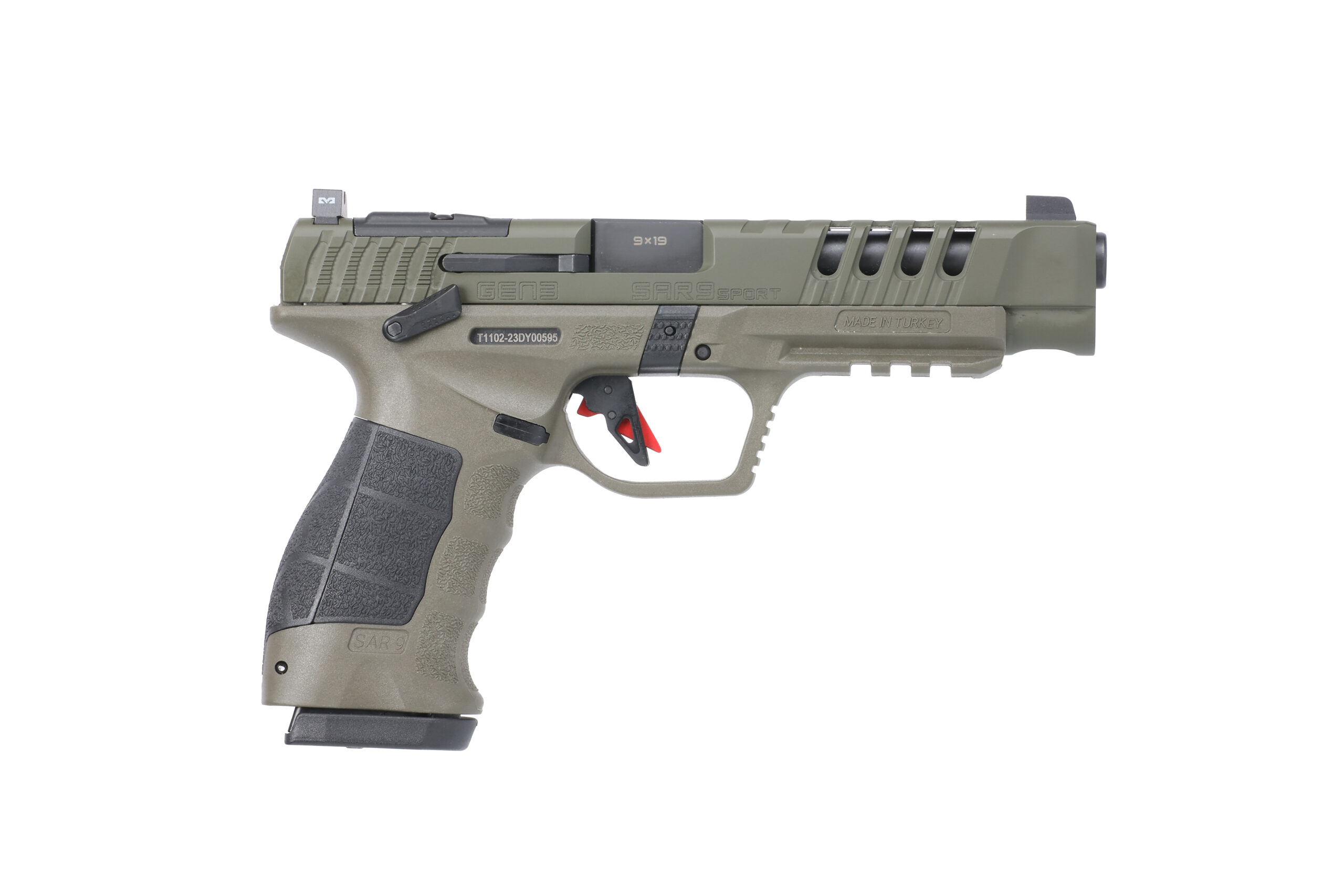 SAR FIREARMS SAR9 SPORT GEN3 9MM ODG 5.2" 3 SAR FIREARMS SAR9 SPORT GEN3 9MM ODG 5.2"