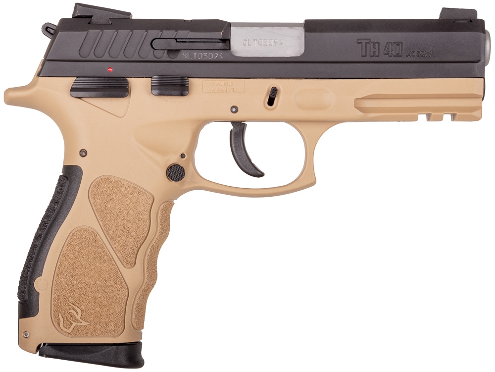 TAURUS TH40 40S&W BLK/FDE 4.3" 15+1 3 TAURUS TH40 40S&W BLK/FDE 4.3" 15+1