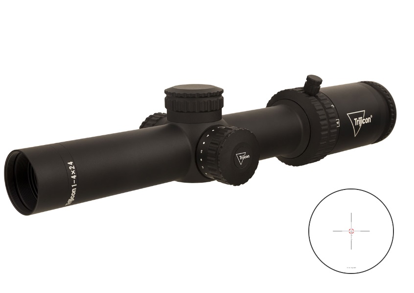 TRIJICON CREDO 1-4X24 BLK 30MM BDC RED 3 TRIJICON CREDO 1-4X24 BLK 30MM BDC RED
