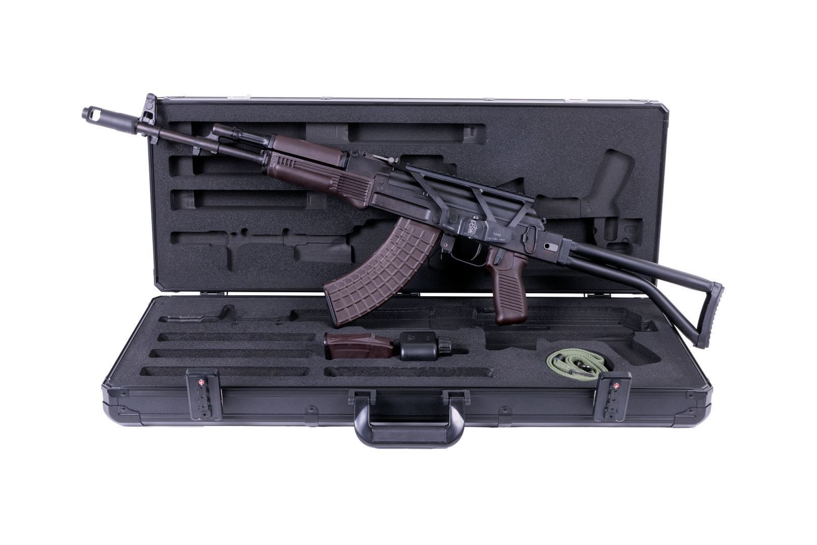 Arsenal SAM7SF Plum Bulgarian Side Folder AK47 Package 30rd Mag SM-13 Rail Custom Hard Case 3 Arsenal SAM7SF Plum Bulgarian Side Folder AK47 Package 30rd Mag SM-13 Rail Custom Hard Case