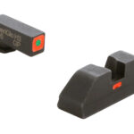 AmeriGlo GL616 CAP Sight Set for Glock Green Tritium Orange Outline Front Sight Orange-Bar Rear Sight 2 106852