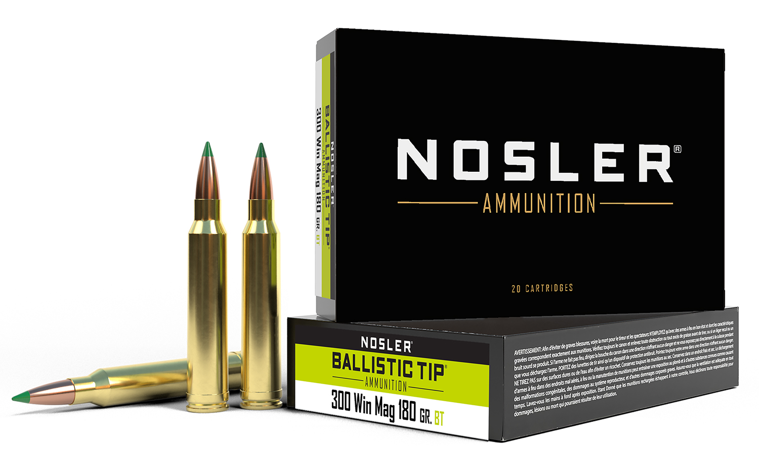 Nosler 40053 Ballistic Tip 300WinMag 180gr Spitzer Ballistic Tip 20 Per Box/10 Case 3 Nosler 40053 Ballistic Tip 300WinMag 180gr Spitzer Ballistic Tip 20 Per Box/10 Case