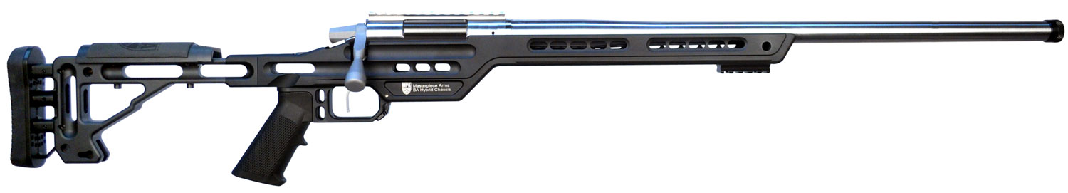 MasterPiece Arms 65CMPMRRHBLKPBA PMR 6.5 Creedmoor 10+1 24" Stainless Steel Polished Black Aluminum Black V-Bedded BA Hybrid Chassis Stock Right Hand 3 MasterPiece Arms 65CMPMRRHBLKPBA PMR 6.5 Creedmoor 10+1 24" Stainless Steel Polished Black Aluminum Black V-Bedded BA Hybrid Chassis Stock Right Hand
