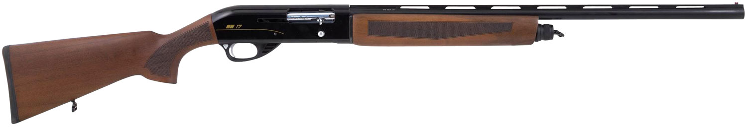 Silver Eagle Arms SE172420Y SE17  Youth 20 Gauge Semi-Auto 3" 4+1 24" Black Vent Rib Barrel, Black Steel Receiver, Turkish Walnut Stock, Right Hand Includes 5 Chokes