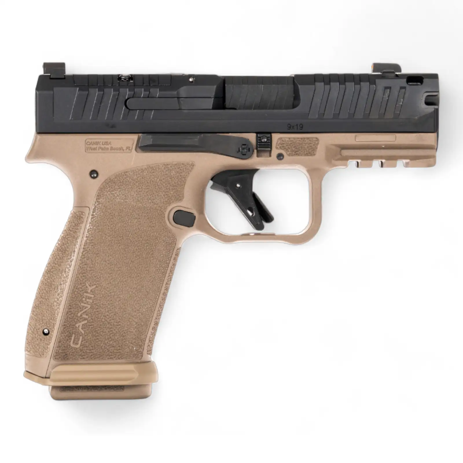 CENTURY CANIK METE MC9 PRIME TWO-TONE BLK/FDE 9MM PISTOL 10RD 3 CENTURY CANIK METE MC9 PRIME TWO-TONE BLK/FDE 9MM PISTOL 10RD