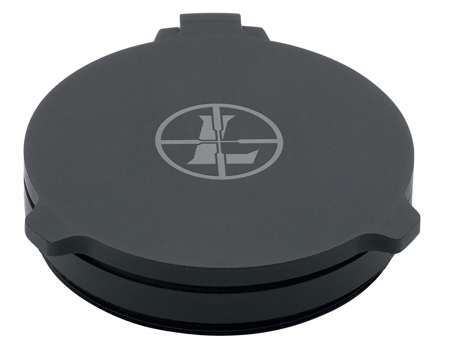 Leupold 117608 Alumina Scope Cover Matte Black Aluminum, 44mm Objective, Screw On Flip Open