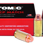 Atomic Ammunition 448 Match Precision Craft 45ACP 185gr Semi Wadcutter 50 Per Box/10 Case 1 120167