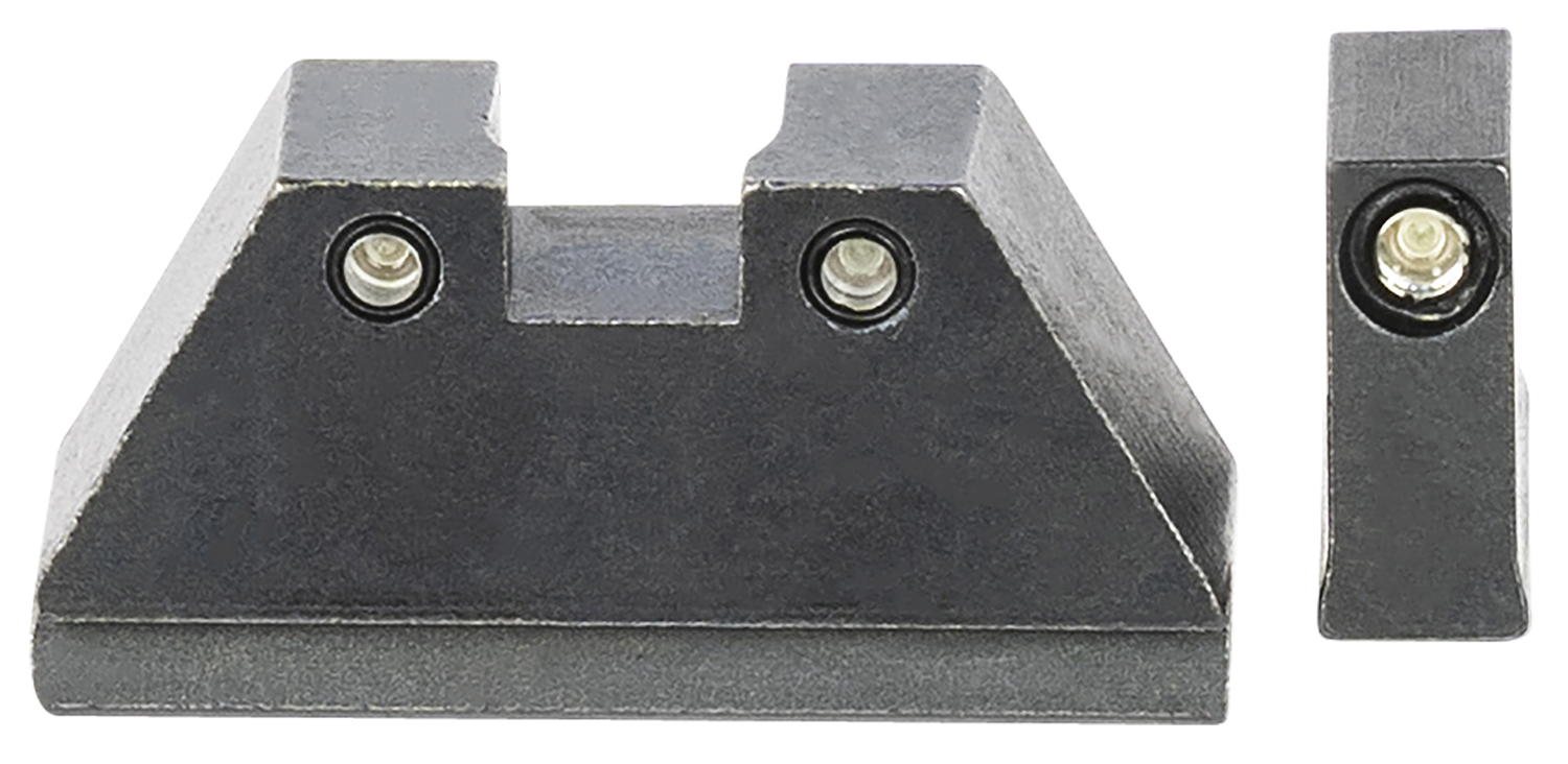 AmeriGlo GL813 Optic Compatible Sight Set for Glock XL Tall Green Tritium Black Outline Front Sight-Green Tritium Black Outline Rear Sight 3 AmeriGlo GL813 Optic Compatible Sight Set for Glock XL Tall Green Tritium Black Outline Front Sight-Green Tritium Black Outline Rear Sight