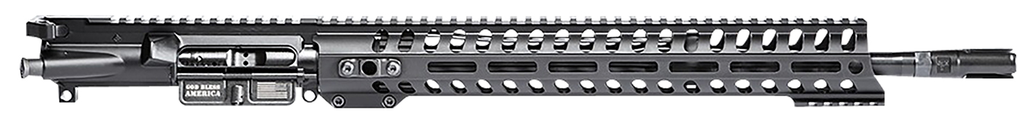 Patriot Ordnance Factory Minuteman Complete Upper 5.56x45mm NATO 16.50" Black Nitride Barrel Aluminum Black Anodized Receiver 14.50" M-LOK Handguard Lo Pro DI Gas Block (Mid Length)